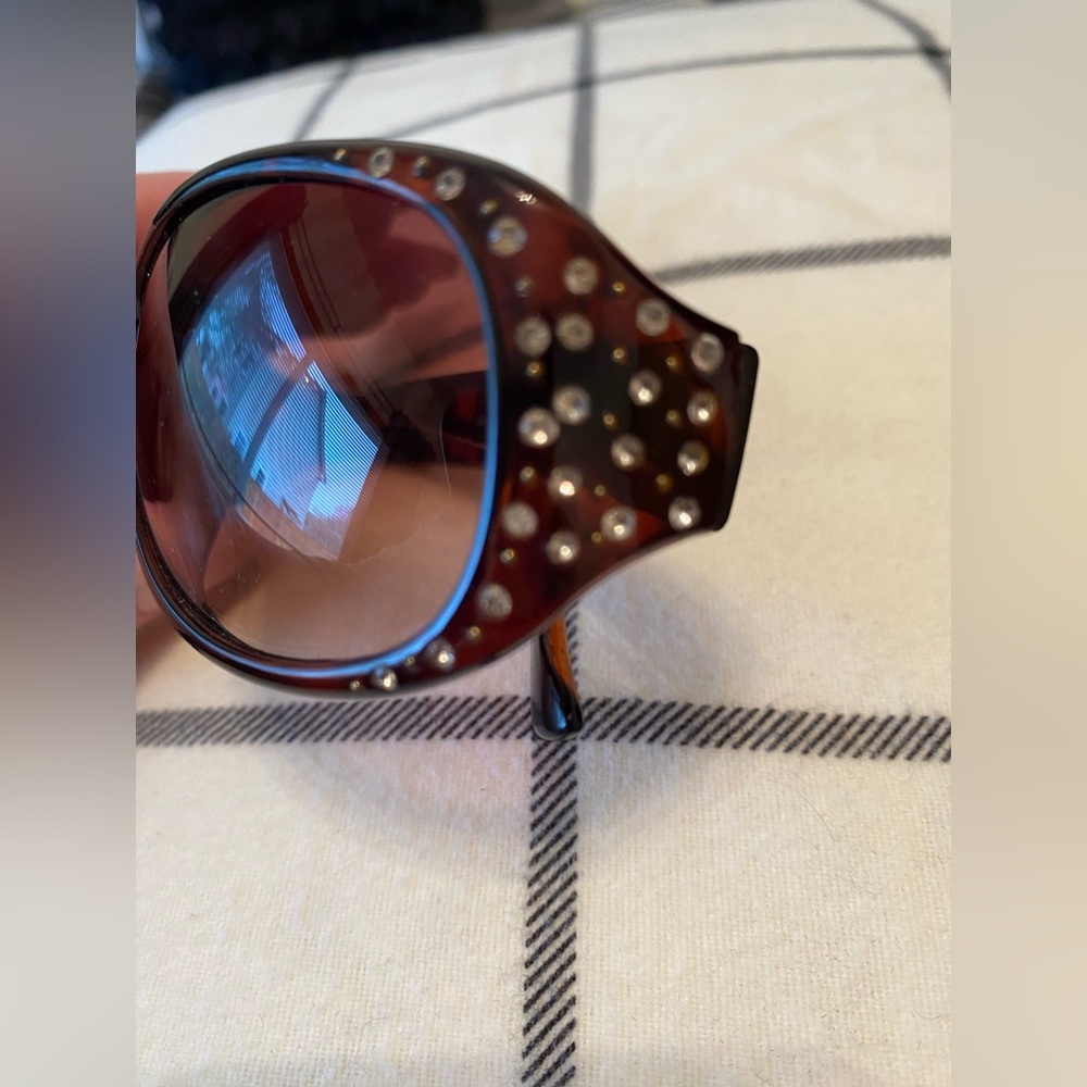Rectangular tortoiseshell sunglasses - Picture 6 of 6